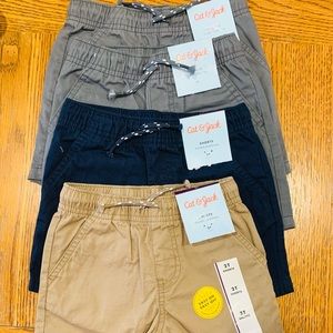 4 pairs cat & Jack toddler shorts
